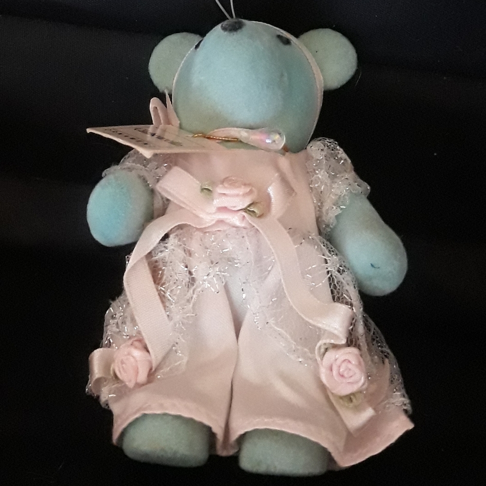 Vtg 1992 North American Bear Co Cinbearella Teddy Bear Ornament - Picture 9 of 11